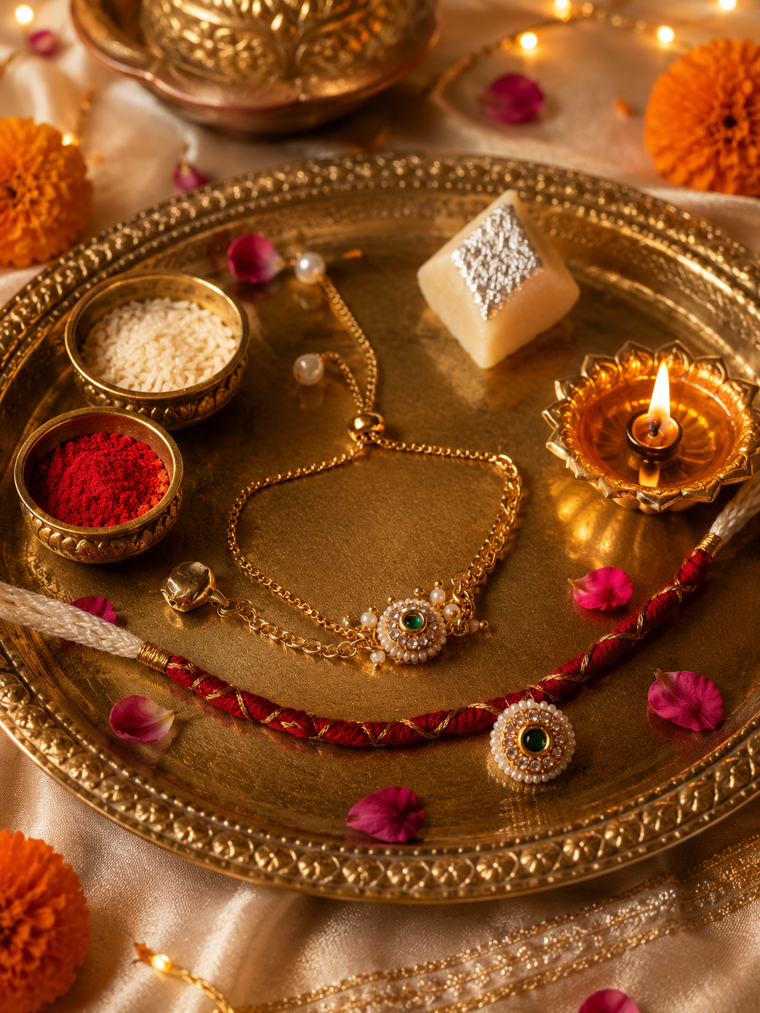 Kashmiri rakhi set