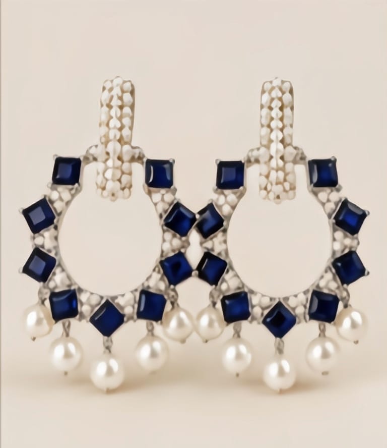 Royal Blue Hoops