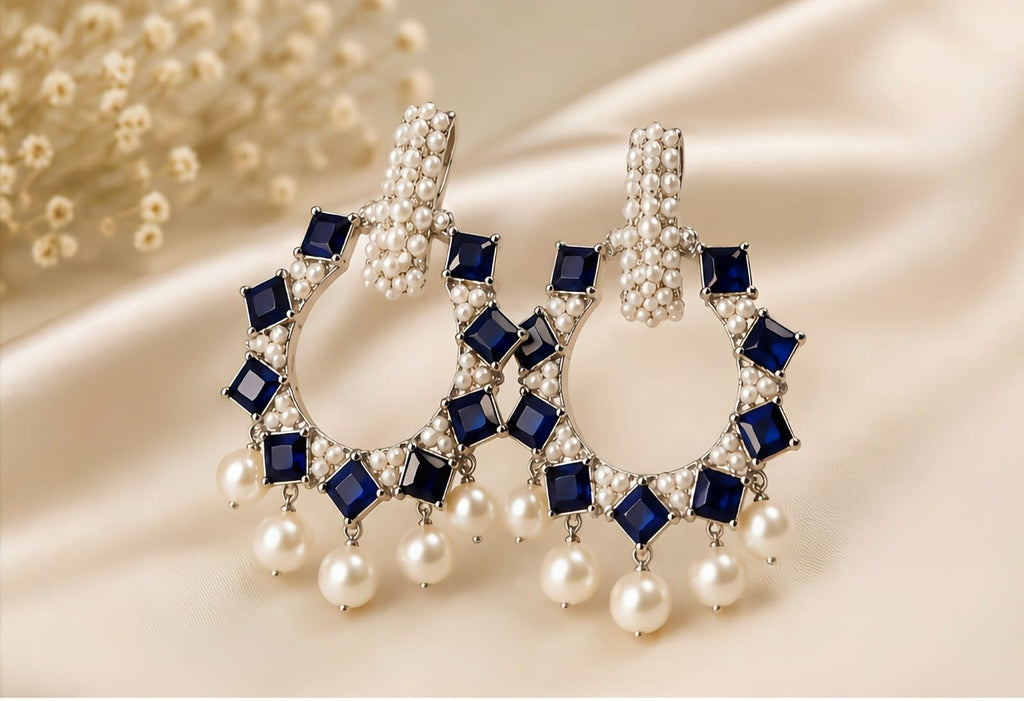 Royal Blue Hoops