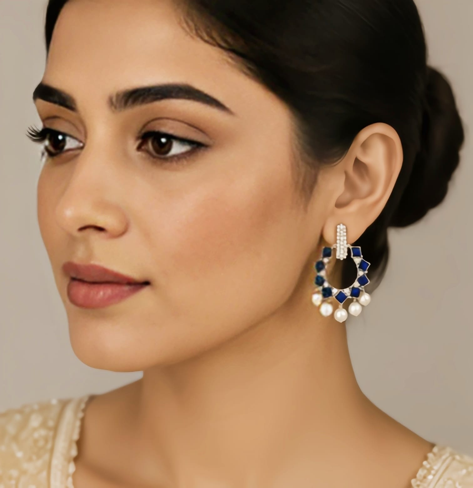 Royal Blue Hoops