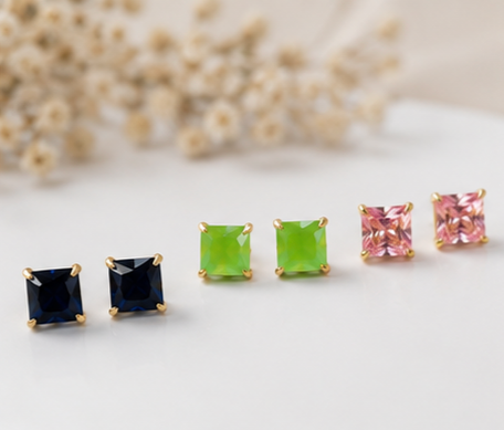 Celeste Prism Studs