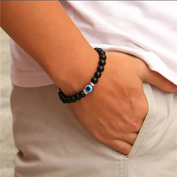 Midnight Evil Eye Bracel