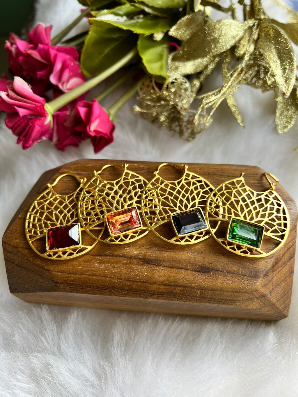 Ruby Web Luxe Hoop