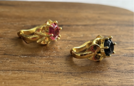 Midnight Blossom Earrings