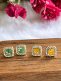 Emerald Glow Studs