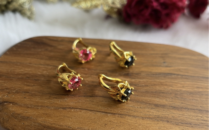 Midnight Blossom Earrings