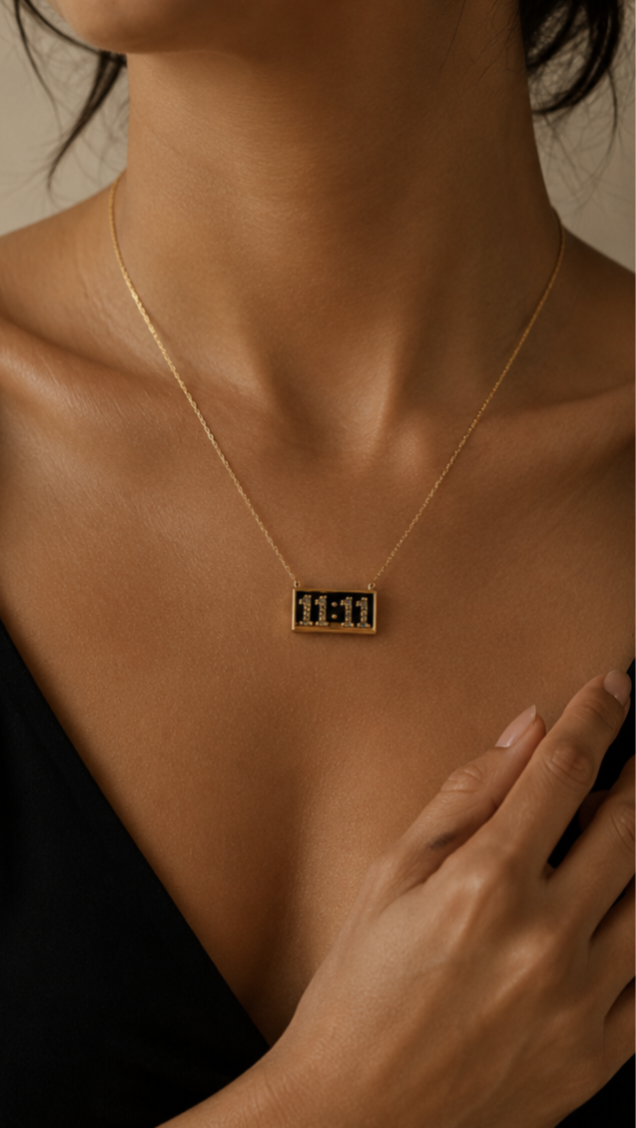 11:11 Angle Neckless